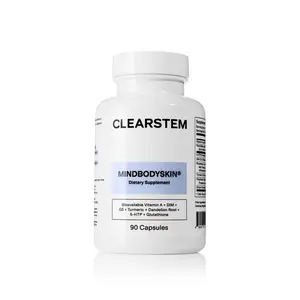 MINDBODYSKIN® Hormonal Acne Supplement - Digestive Support, Liver Detoxifiers, Hormone Balancing, Mood Support, Reduces Stress, PMS Acne, Excess Oil, 90 Capsules